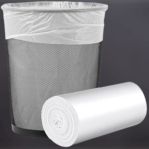  4gallon white trash bag